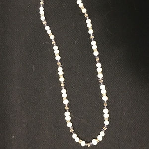 Sapphire and Freshwater Pearl Necklace